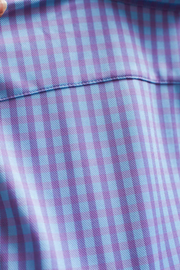 Avant Check Long Sleeve Tech Shirt - Trendy