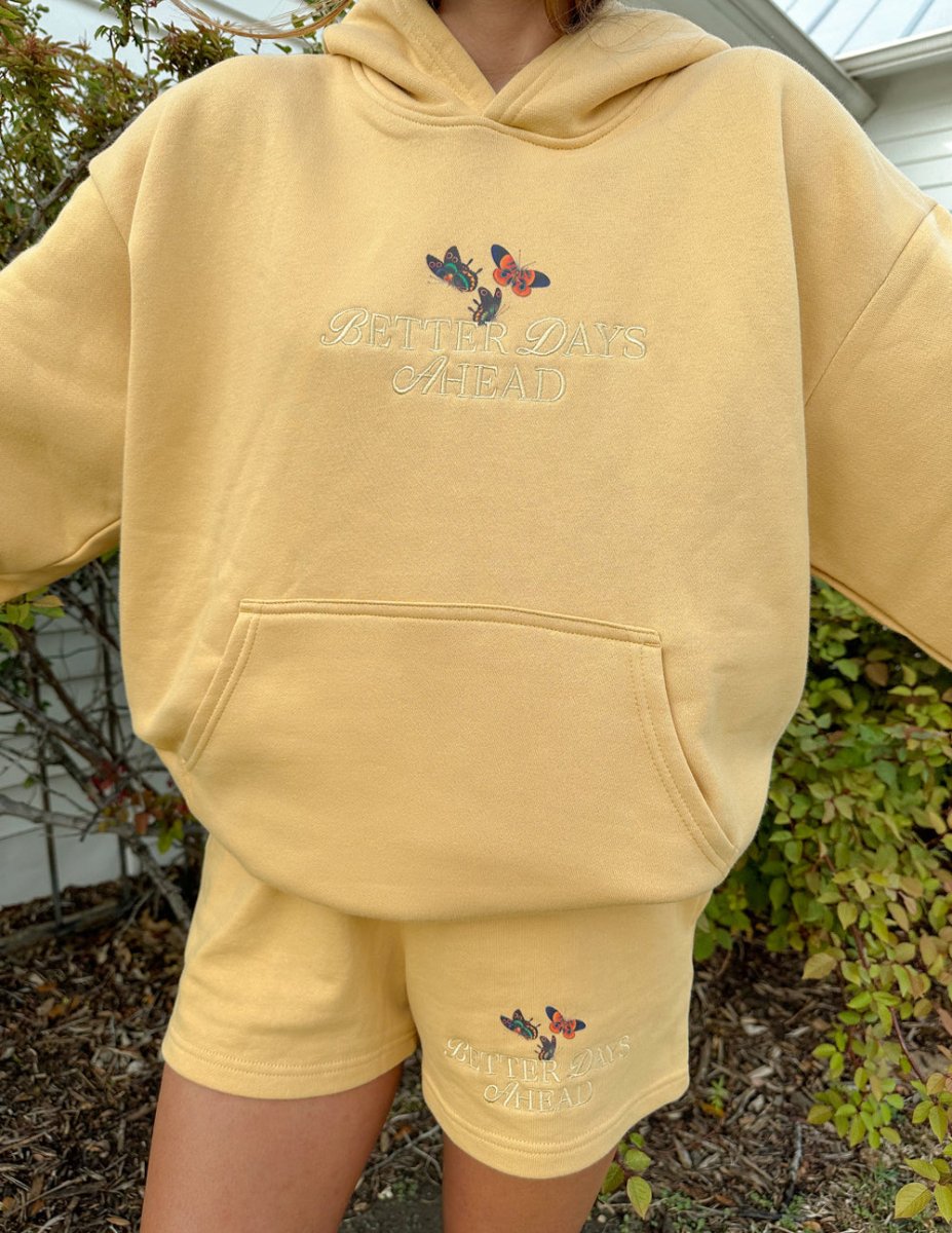 Better Days Butterfly Unisex Hoodie - Trendy