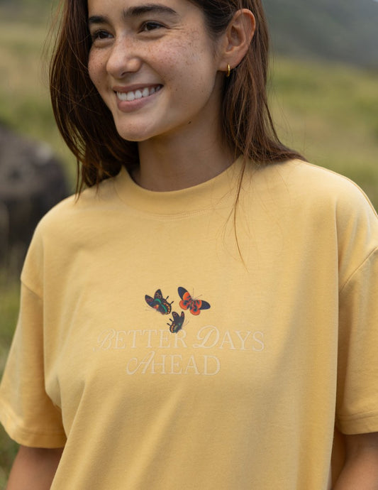 Better Days Butterfly Unisex Tee - Trendy