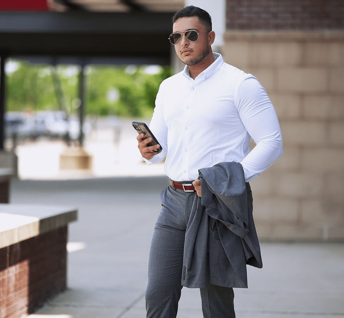 Buki Cinqo 'Single Shot' Long Sleeve Shirt - White - Trendy
