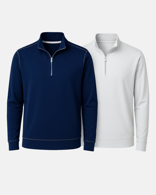 Buki Cinqo Travel Half Zip 2 - Pack - Navy/White - Trendy