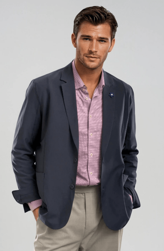 Buki Tech Travel Blazer - Navy - Trendy