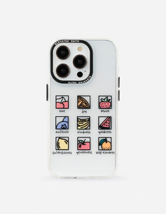 Clear Fruit of the Spirit Phone Case - Trendy