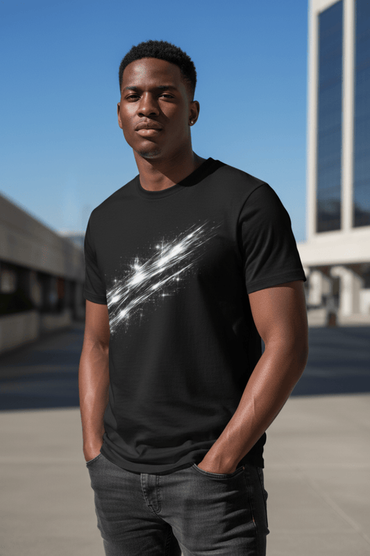 Future Signal T-Shirt – Limited Drop – Chrome Glitch Streetwear Graphic Tee - Trendy