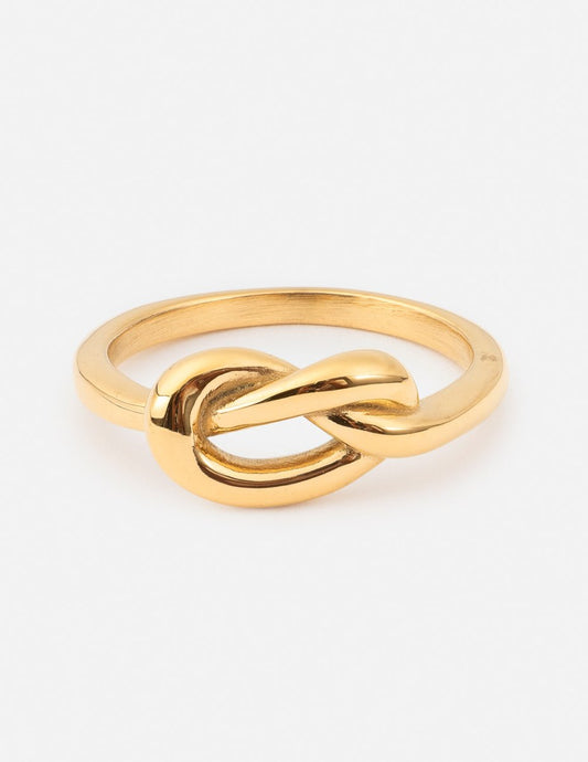 Gold Knot Ring - Trendy