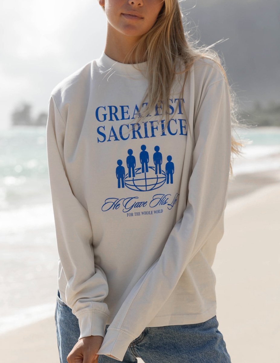 Greatest Sacrifice LS Unisex Tee - Trendy
