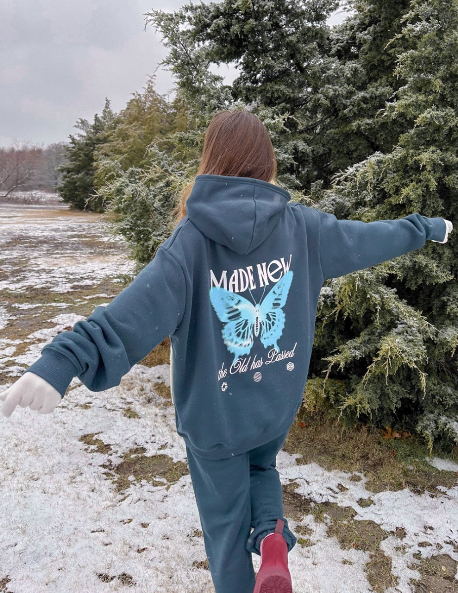 Made New Butterfly Unisex Hoodie - Trendy