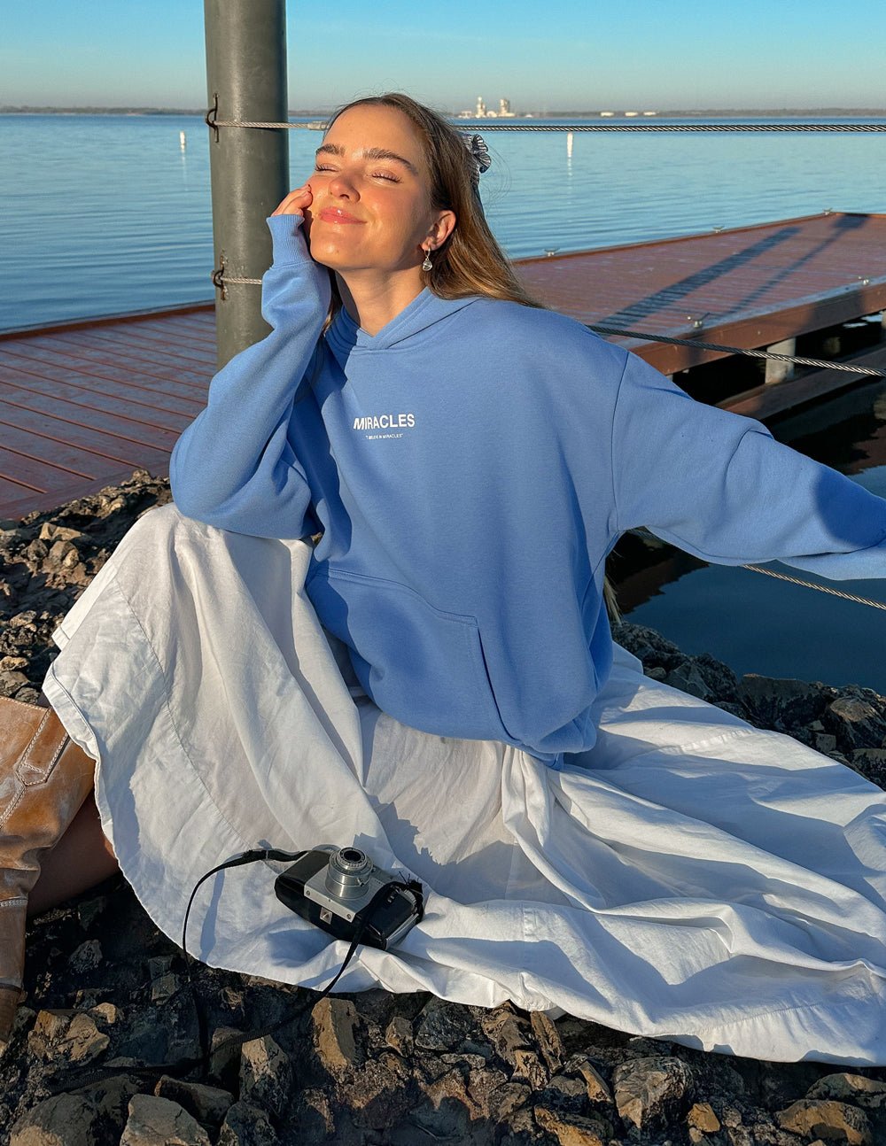 Miracles Blue Unisex Hoodie - Trendy