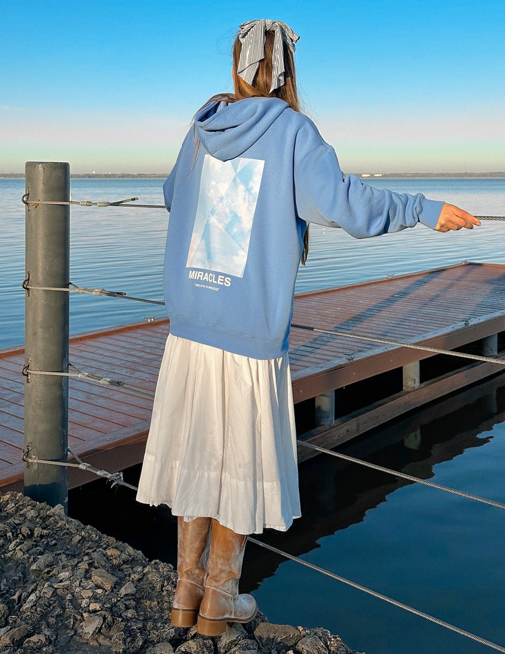 Miracles Blue Unisex Hoodie - Trendy