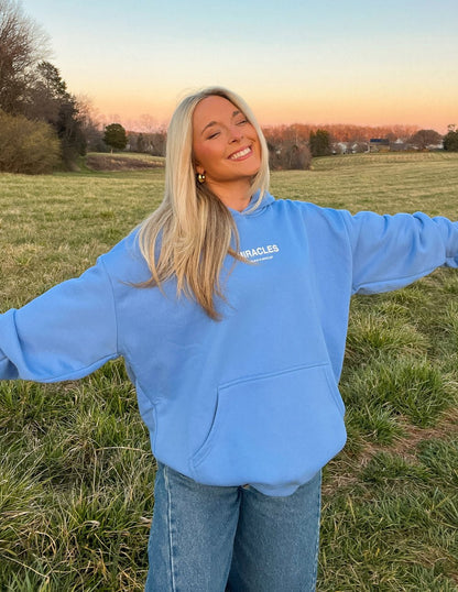 Miracles Blue Unisex Hoodie - Trendy