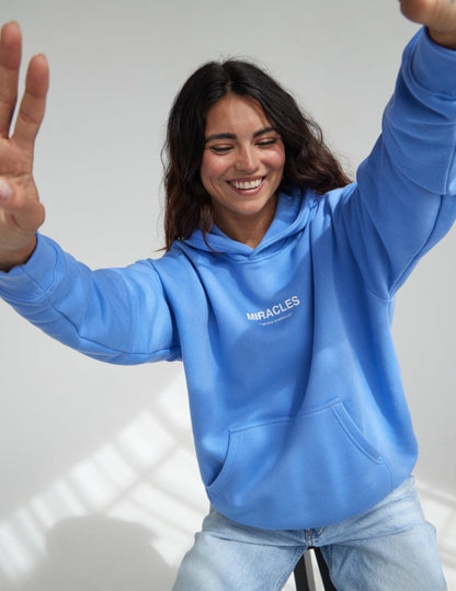 Miracles Blue Unisex Hoodie - Trendy