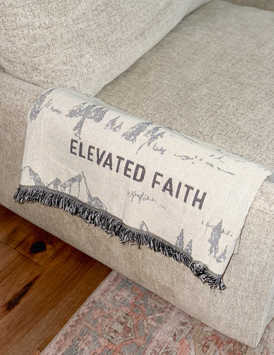 Mountainscape Throw Blanket - Trendy