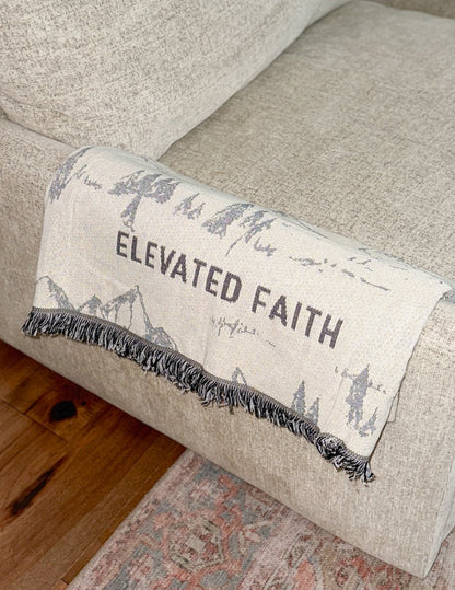 Mountainscape Throw Blanket - Trendy