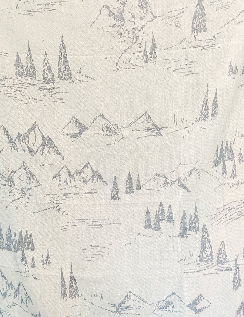 Mountainscape Throw Blanket - Trendy