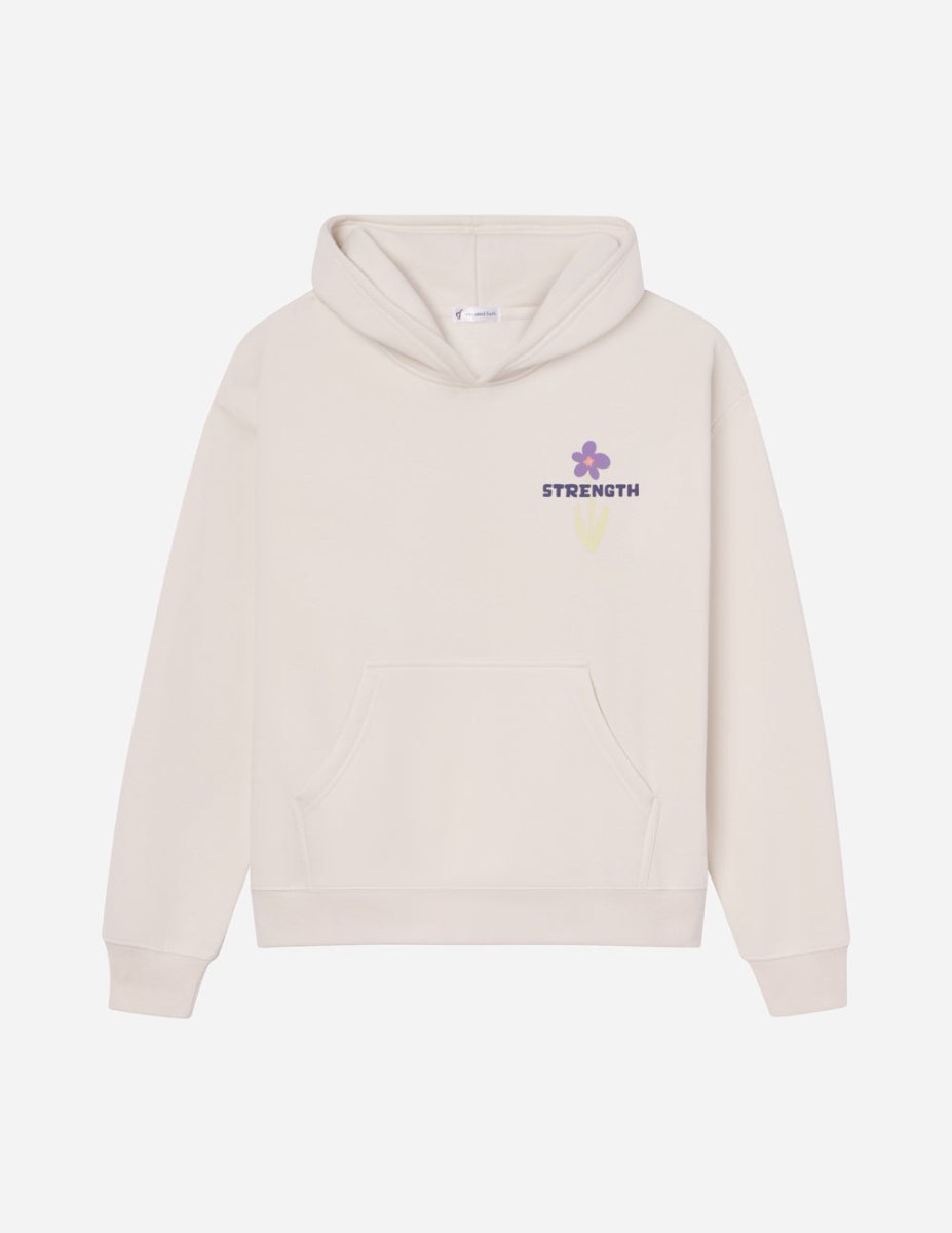 My Strength Floral Unisex Hoodie - Trendy