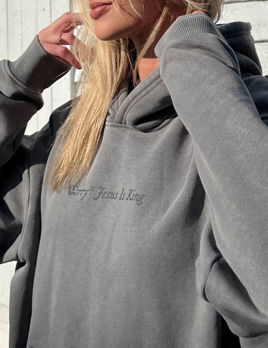 Not Sorry Jesus Is King Unisex Hoodie - Trendy