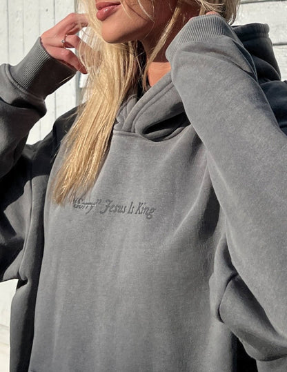 Not Sorry Jesus Is King Unisex Hoodie - Trendy