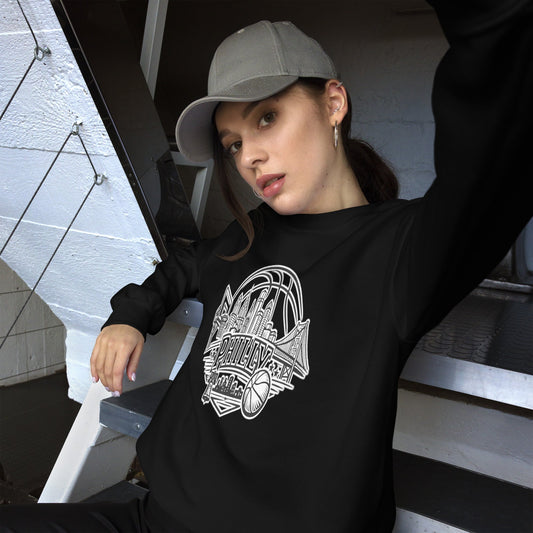 Philly Skyline Basketball Sweatshirt – Limited Drop – Philadelphia Hoops City Pride Line Art 6 Colors Unisex - Trendy