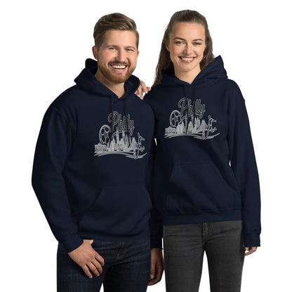 Philly Skyline Soccer Hoodie – Limited Drop – Philadelphia Soccer City Pride Line Art 6 Colors Unisex - Trendy