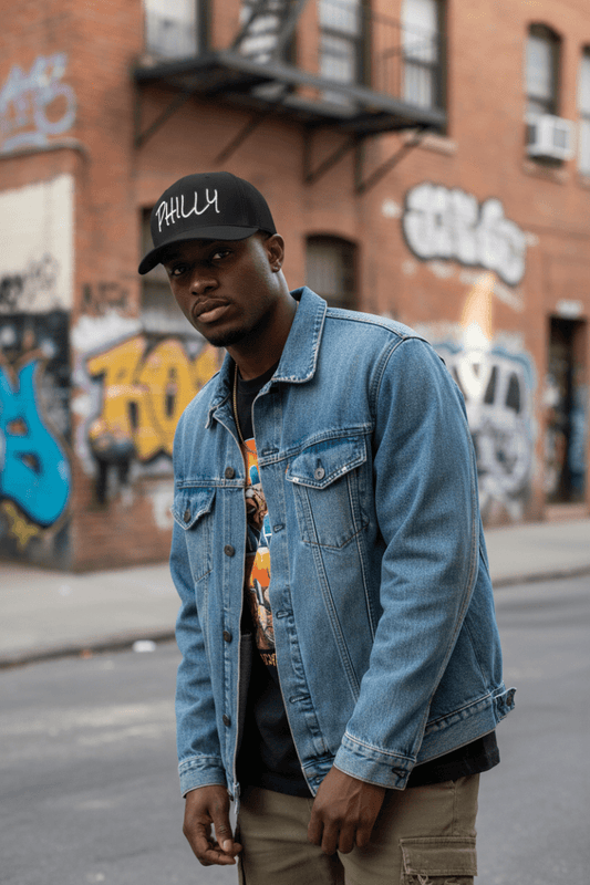 Philly Trucker Cap | Handwritten Embroidered Philadelphia Hat - Trendy