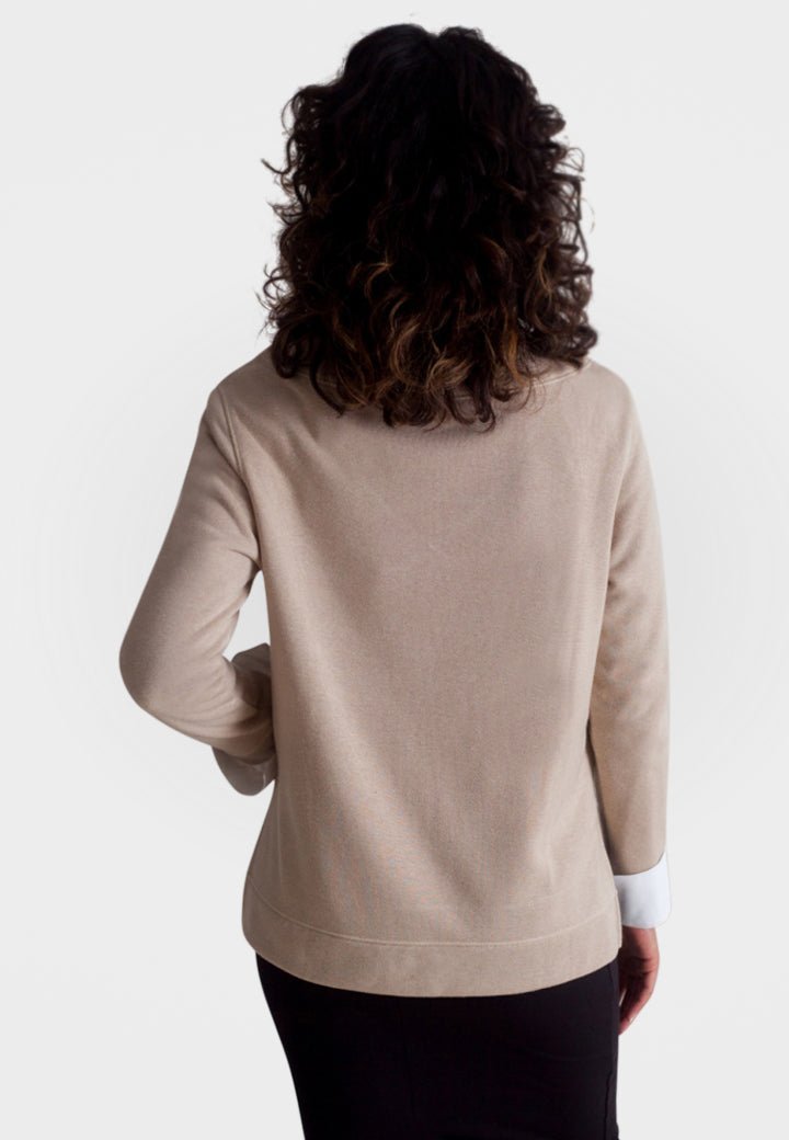 Power Vee 'Sweater' Sweatshirt - Charcoal Gray - Trendy