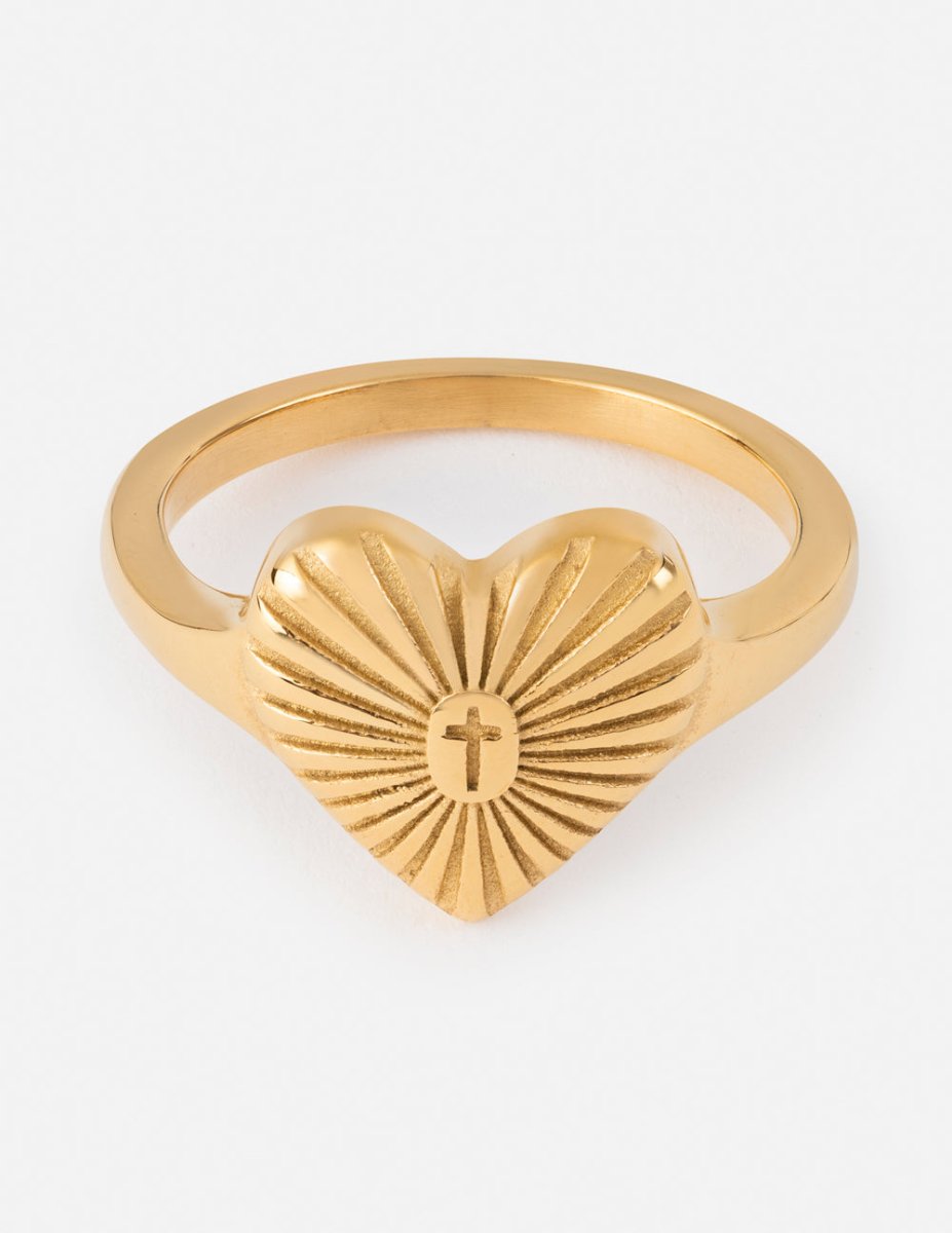 Radiant Heart Ring - Trendy