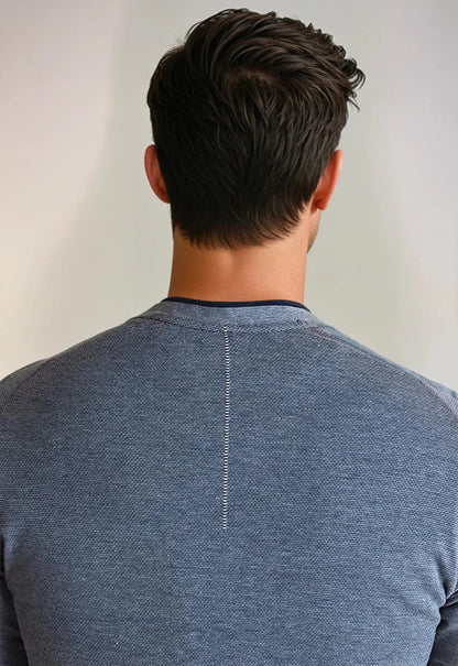 Seamless V - Neck Pullover Shirt - Trendy