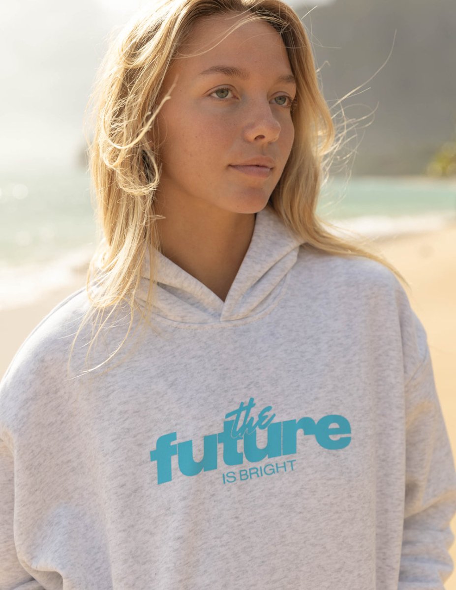 The Future Is Bright Retro Unisex Hoodie - Trendy