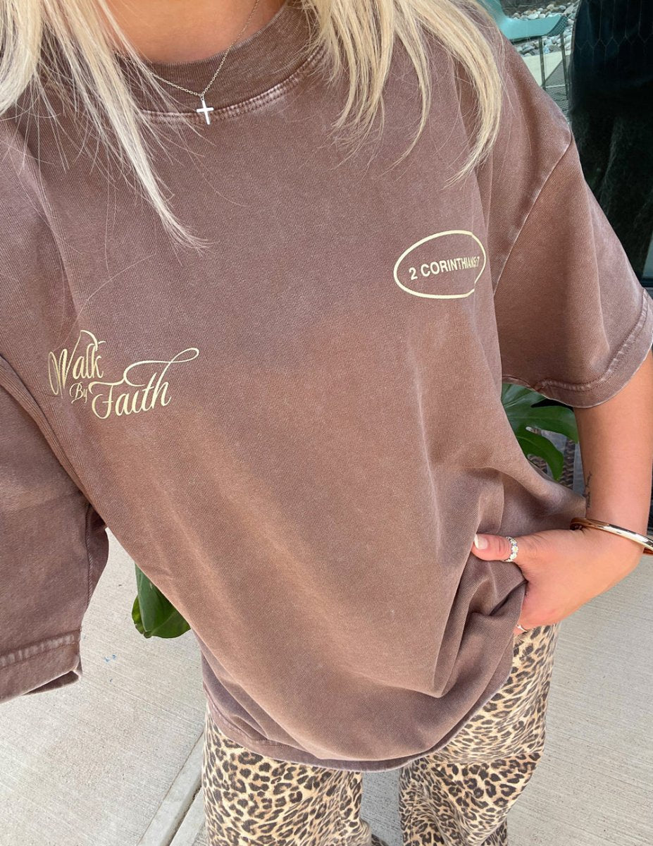 Walk by Faith Unisex Tee - Trendy