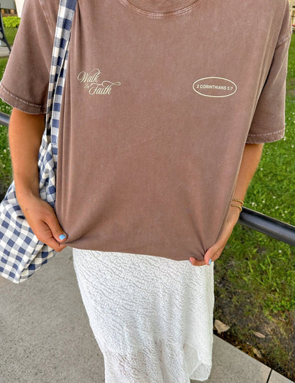 Walk by Faith Unisex Tee - Trendy